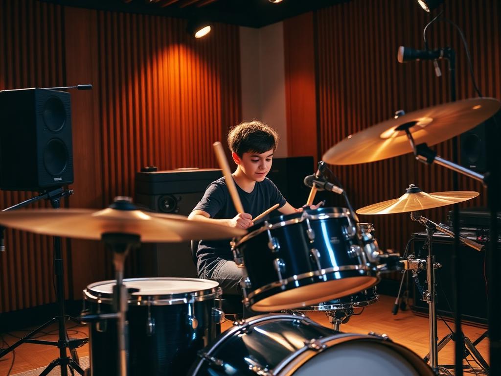 Drums lessons at The Myrtle's Academy