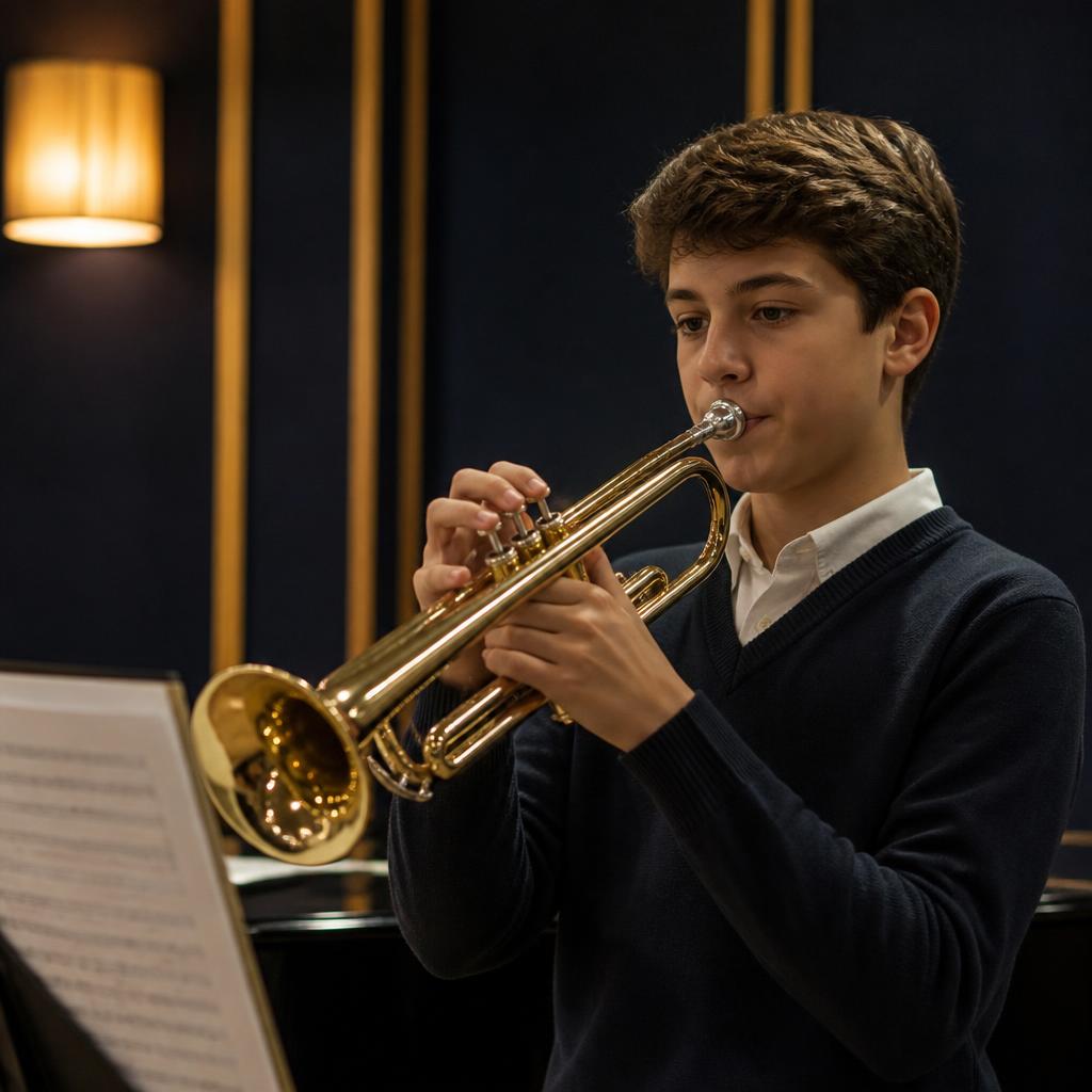Trumpet lessons at The Myrtle's Academy