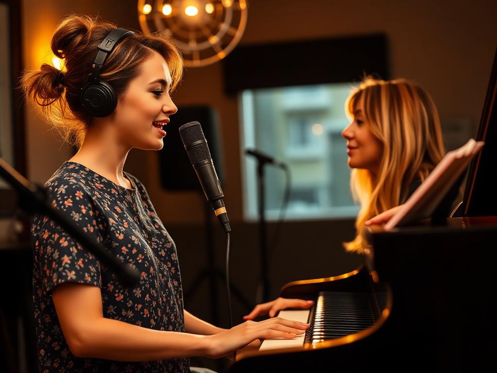 Vocals lessons at The Myrtle's Academy